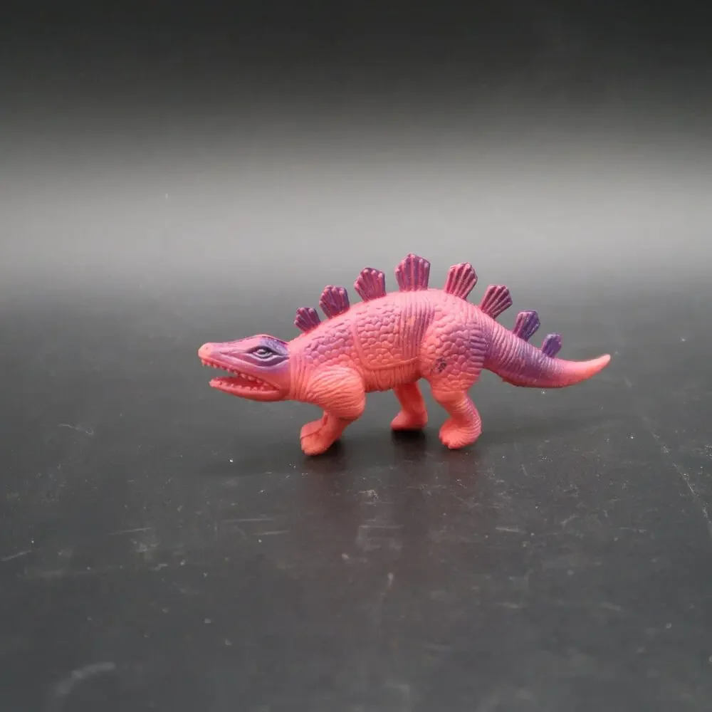 Dinosaur Toys Set of 6 Plastic Rubber Velociraptor Brontosaurus Chinasaur Vtg
